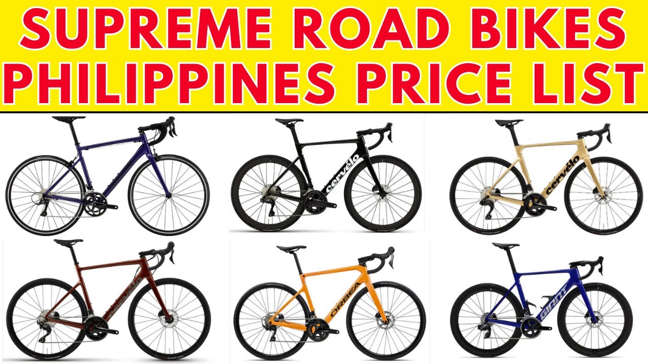 Supreme Road Bikes Philippines Price List 2025 | Cannondale, Orbea, Cervelo, Giant