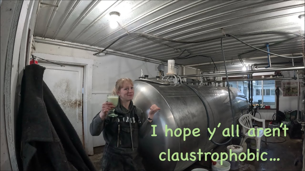 How much work goes into producing a clean glass of milk?…🥛 