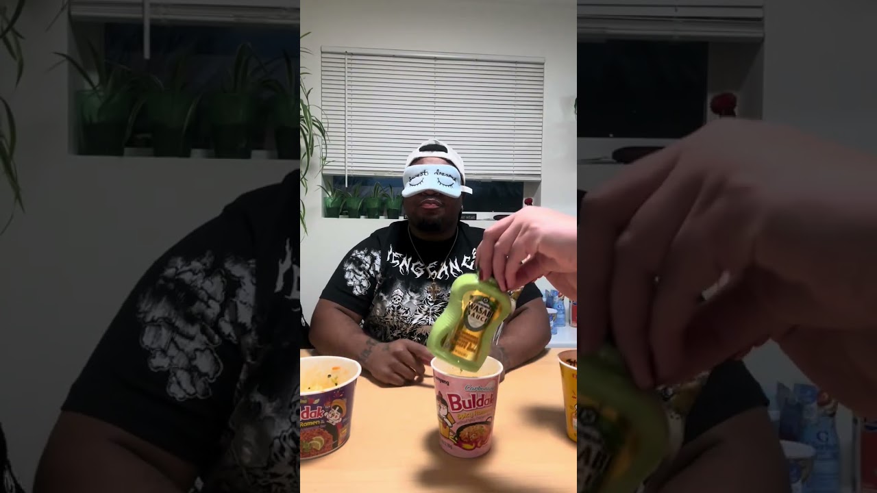 Wasabi spicy noodles challenge 