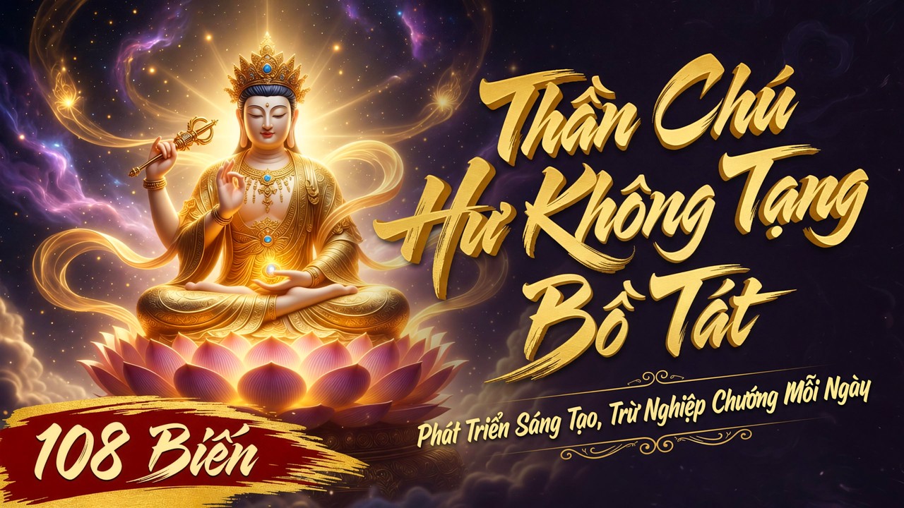 Thần Chú Hư Không Tạng Bồ Tát - Om Vajra Ratna Om -Khai Mở Trí Tuệ, Phước đức vô biên