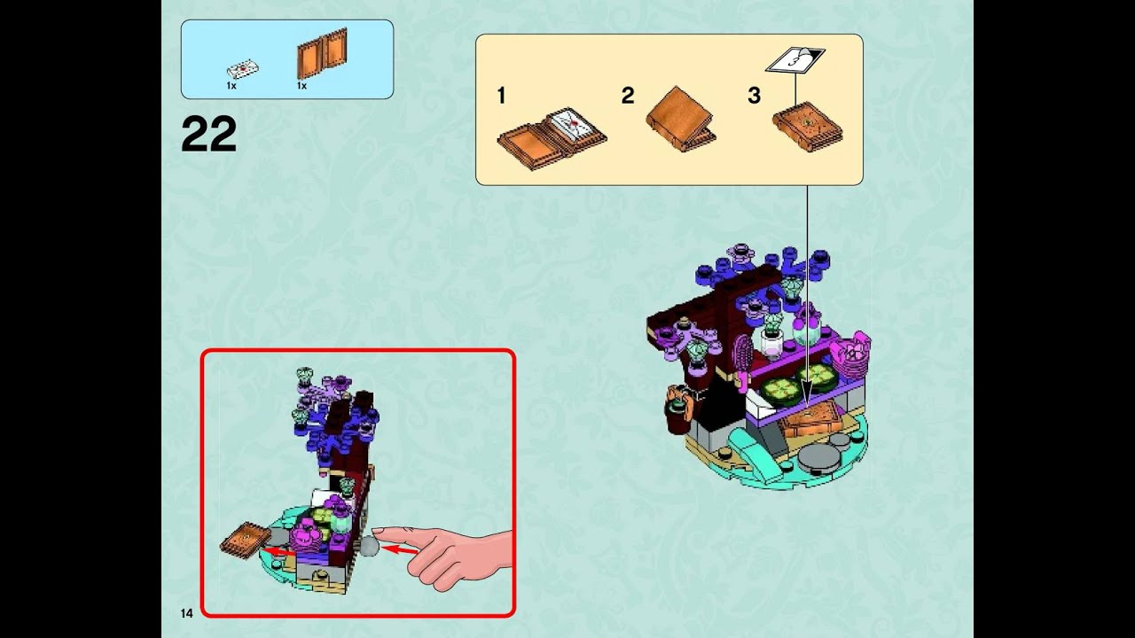 Bauanleitungen lego 41072 - Na&iacute;da s Secret Spa 41072