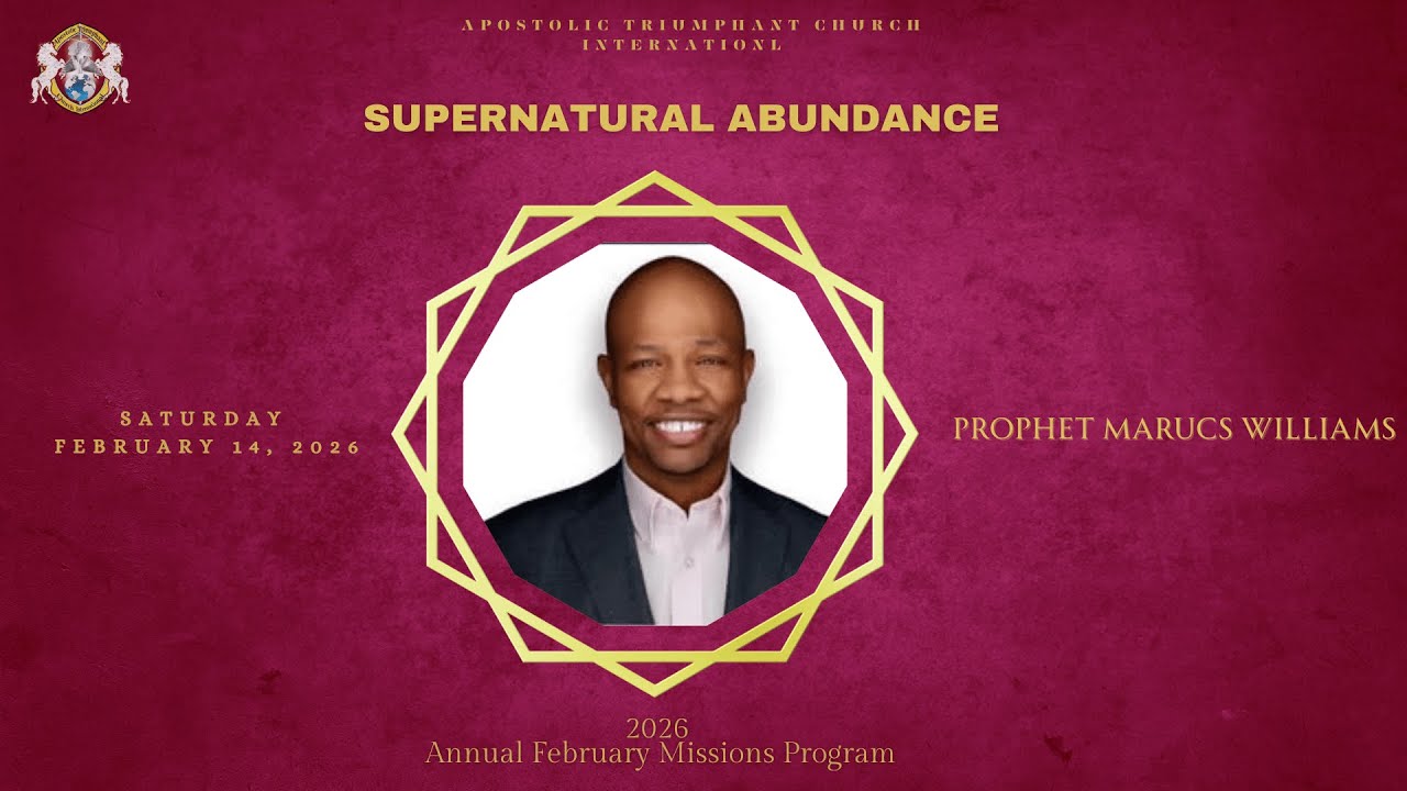 February Missions Program-Supernatural Abundance