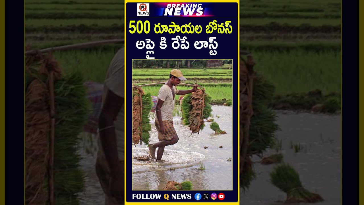 500 రూపాయల బోనస్ అప్లై కి రేపే లాస్ట్ #500Bonus #BonusUpdate #LastDate #TomorrowLastDate #BonusApply