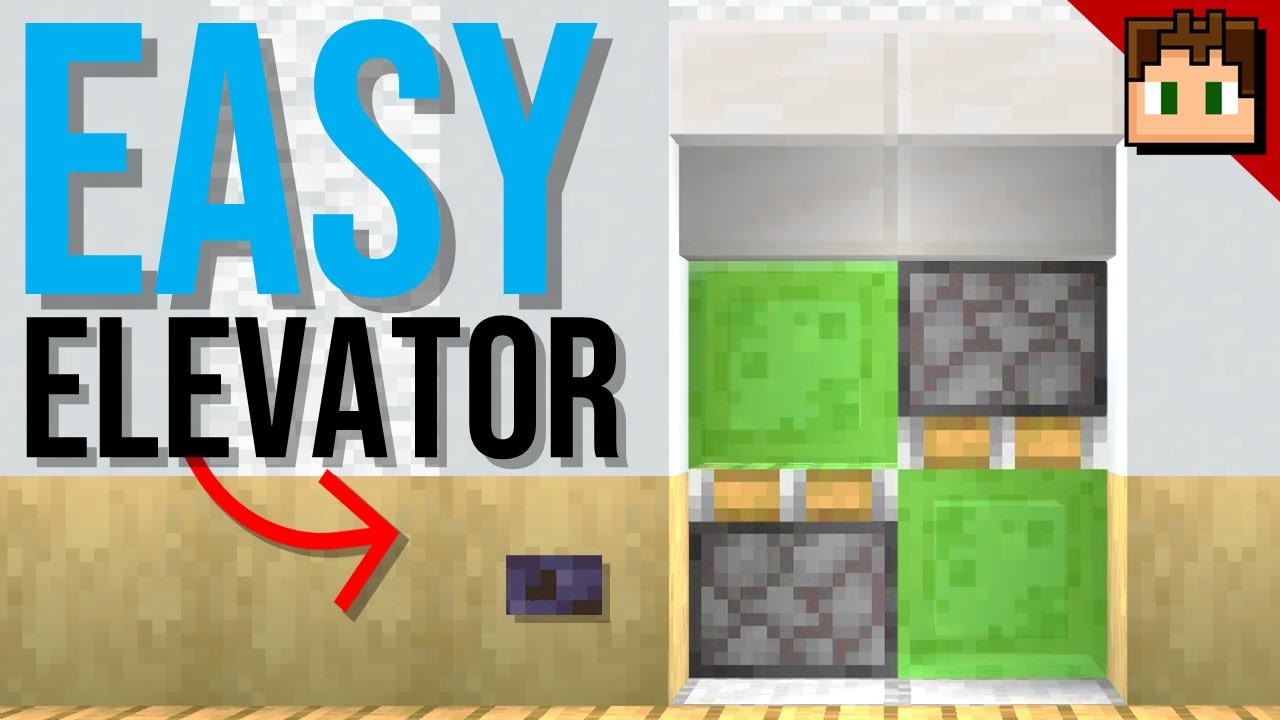 Minecraft Bedrock: Простой урок по созданию ЛИФТА! 1.21