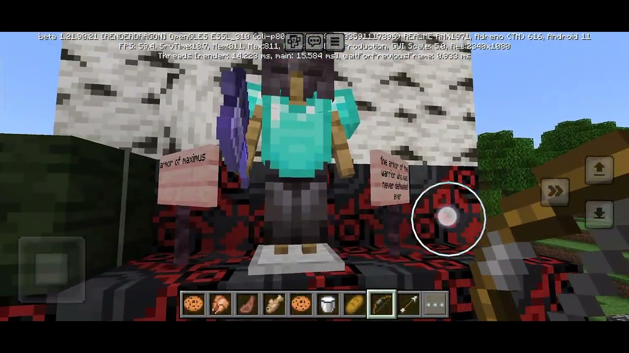  I am going to show my house and my training house,  an ender portal, the largest  nether portal 