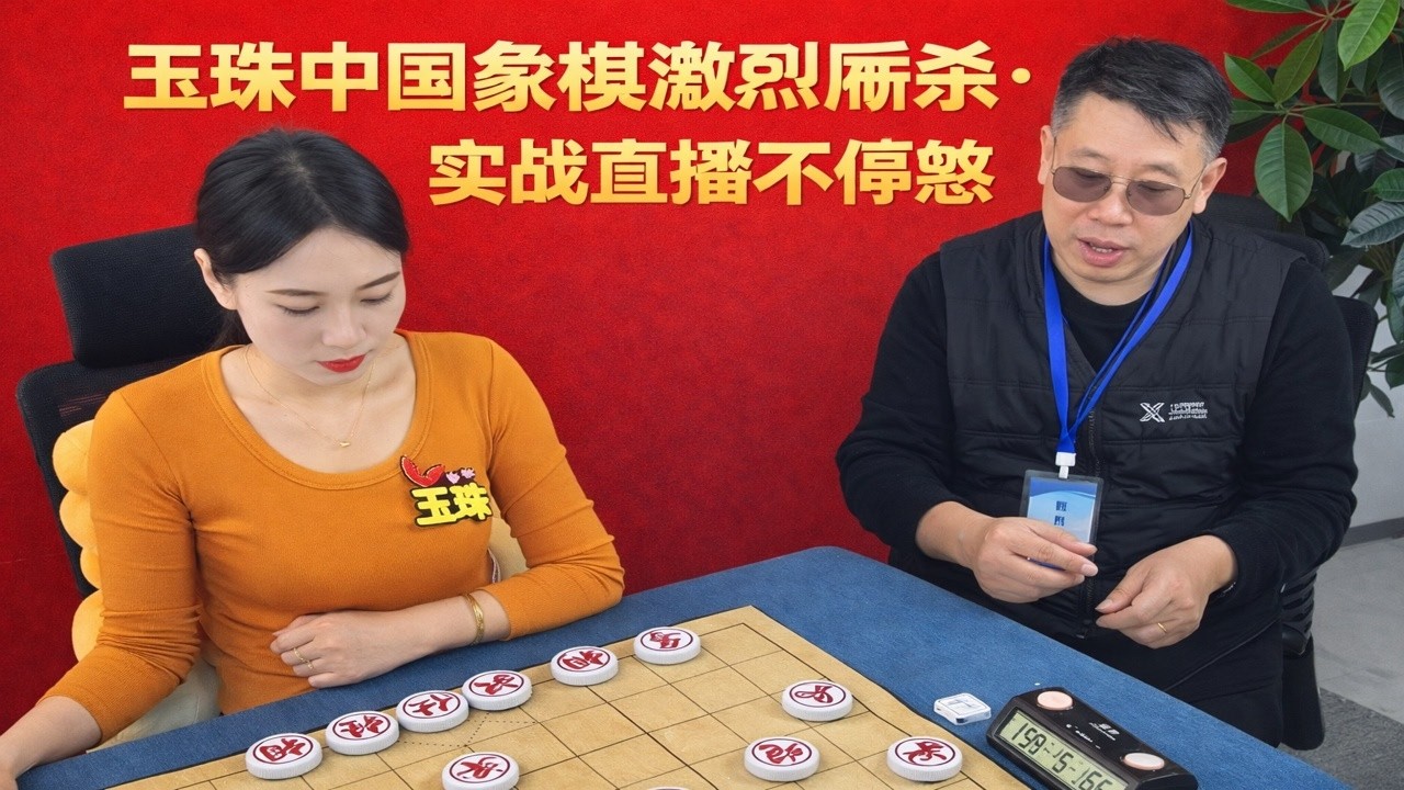 玉珠中国象棋激烈厮杀·实战直播不停歇