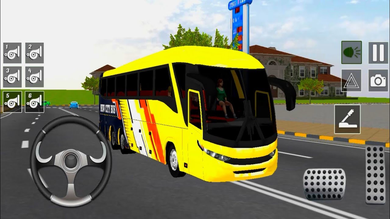 Bus Driving City Bus Games Sim - Bus Simulator Ultimate Gameplay - Coach Simulator Driving Offline