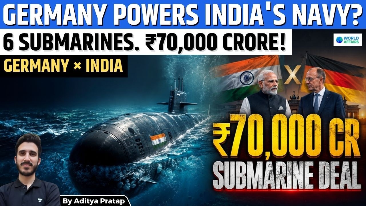 India&rsquo;s ₹70,000 Crore Submarine Deal With Germany Explained | Project 75I, TKMS & Indian Navy