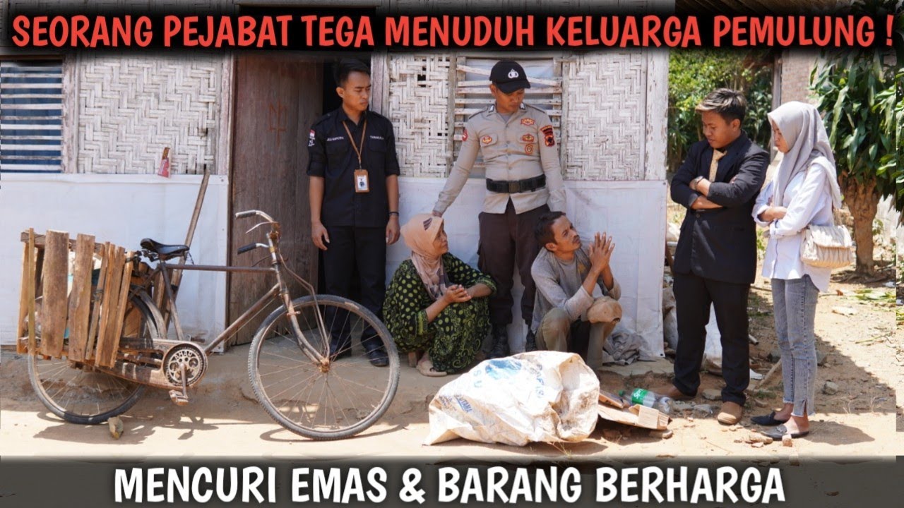 SEORANG PEJABAT TEGA MEMENJARAKAN KELUARGA PEMULUNG, KARENA DITUDUH MENCURI EMAS !