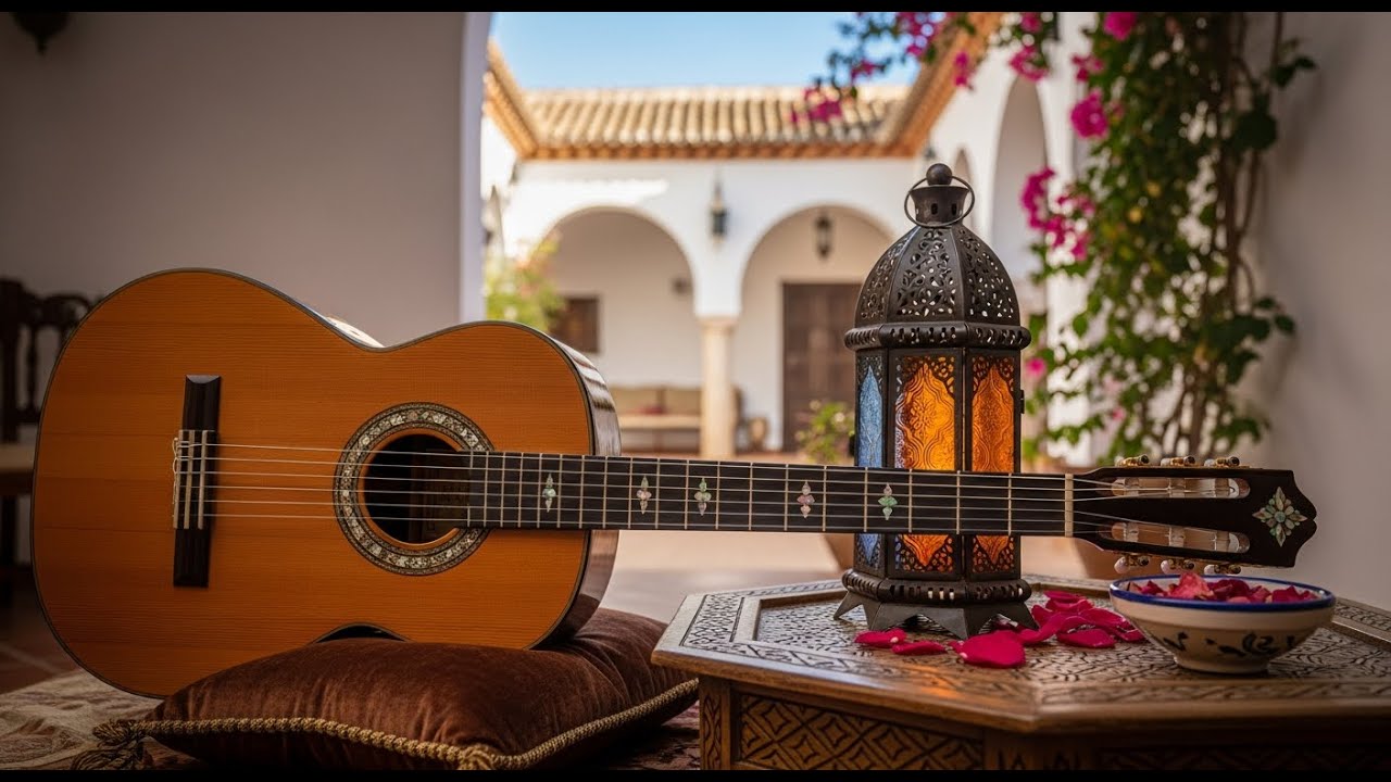 Andalusian Oud Music 🌙 Instrumental Árabe y Flamenco Profundo para Relajación