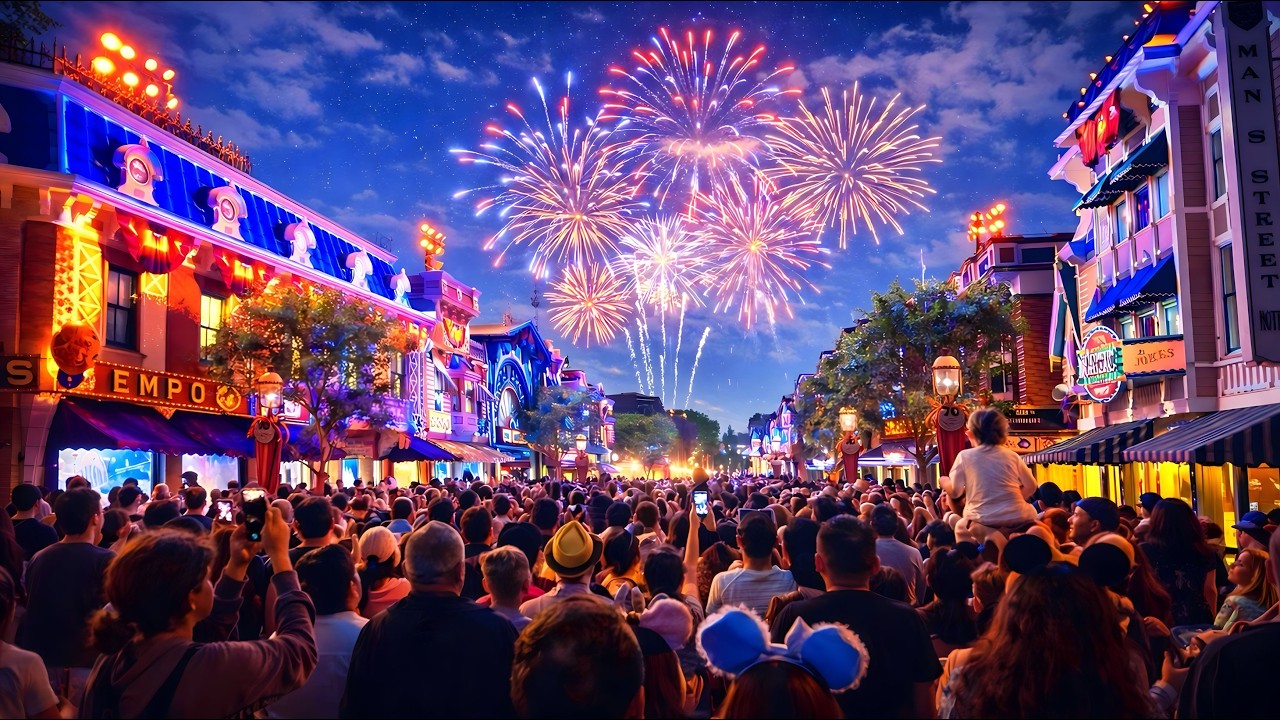 [MARCH 2026] Wondrous Journeys Fireworks - 4K POV - Main St View - Disneyland