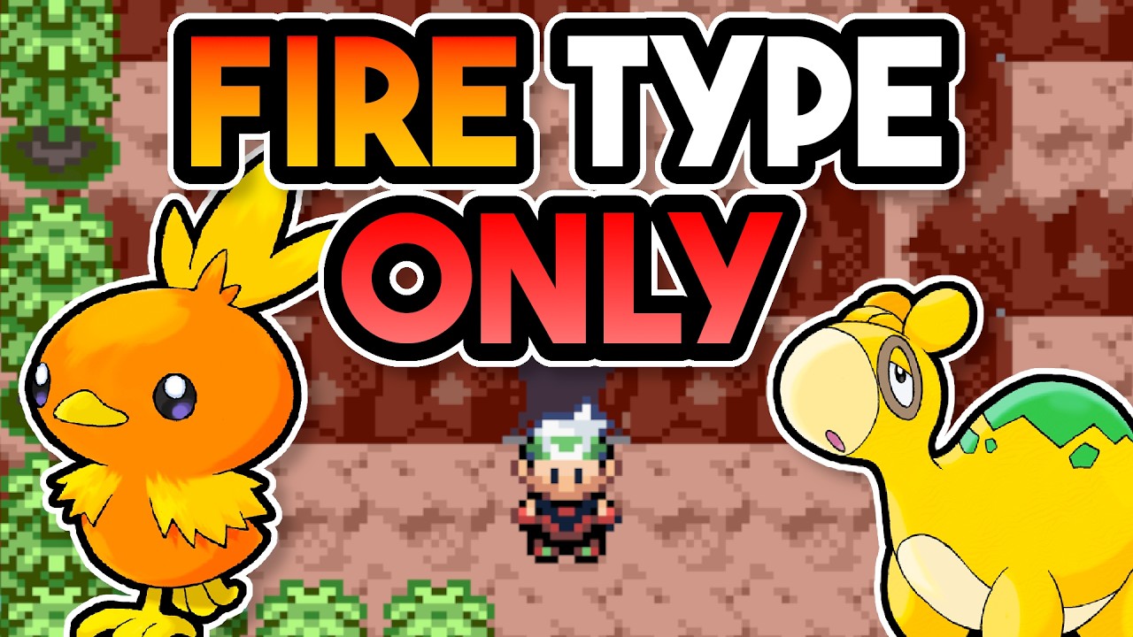 Can I Beat Pokemon Emerald with ONLY Fire Type Pokemon?