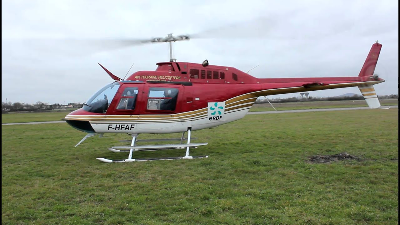 Start-up Bell 206 JetRanger in Alençon