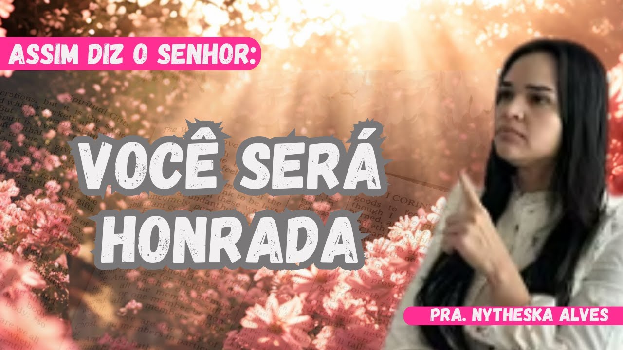 QUEM TENTOU TE PARAR SERÁ TESTEMUNHA DO LEVANTAR DE DEUS SOBRE A TUA VIDA. |Pra. Nytheska Alves