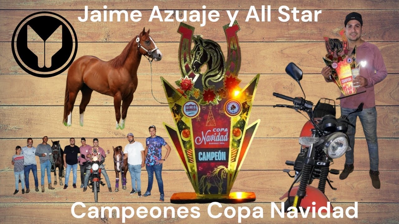 Jaime Azuaje en All Star de La Martinera Ranch Campeones Copa Navidad