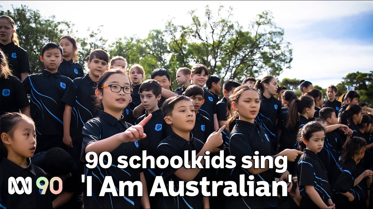 90 school kids perform 'I Am Australian' | ABC90 | ABC Australia