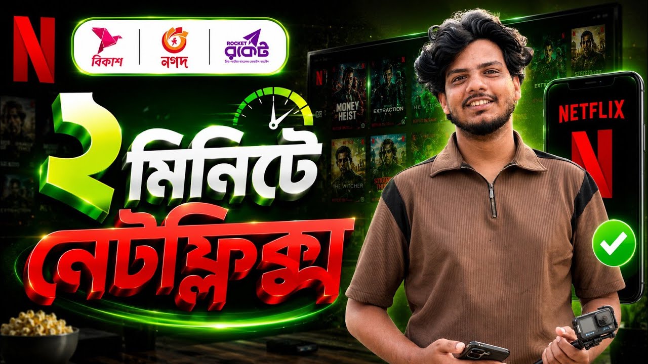 Netflix Subscription Kivabe Kinbo? How To Buy Netflix With bKash? Netflix Subscription Bangladesh