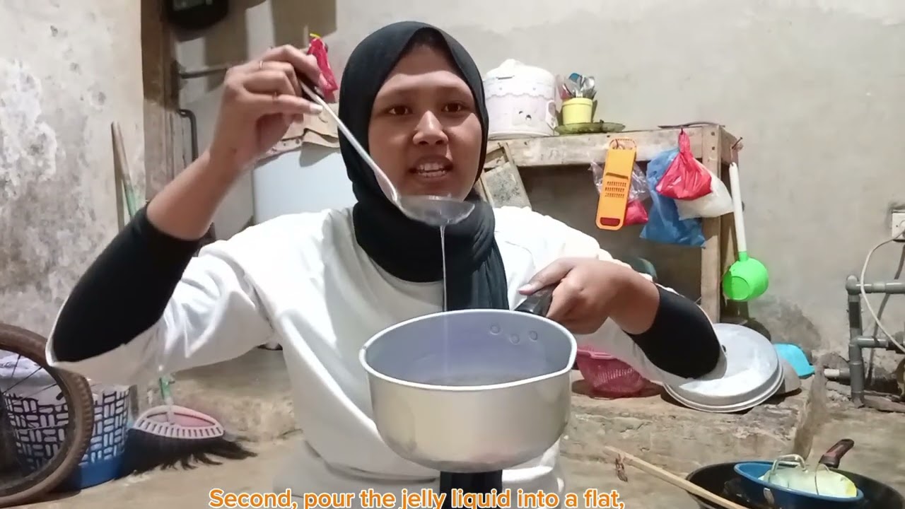 HOW TO MAKE ICE MILKY JELLY ( PORTOFOLIO BAHASA INGGRIS) Kelompok 7