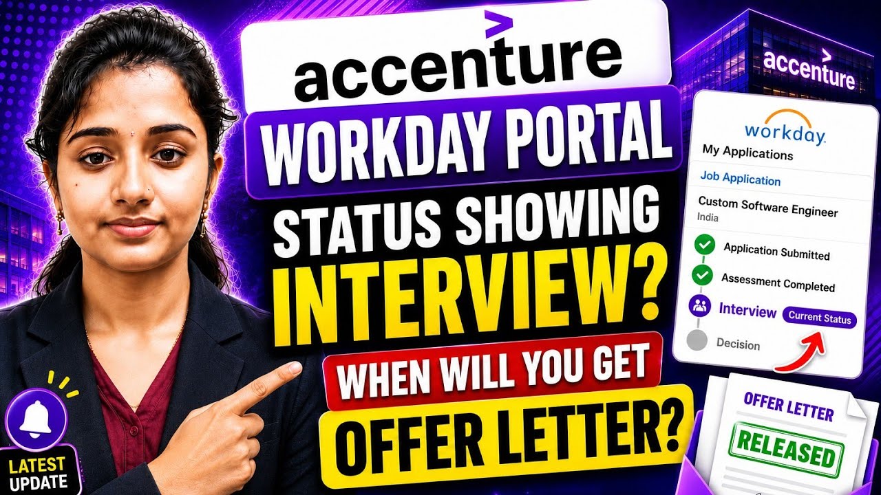 ⚡🚨 Accenture Workday Status Showing Interview? When Will You Get the Offer Letter?Active & No long 🔥