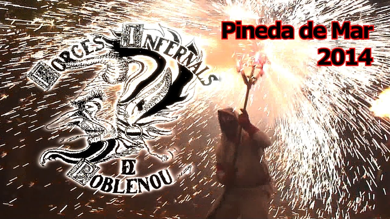 Forces Infernals de Poblenou. Correfoc Pineda 2014