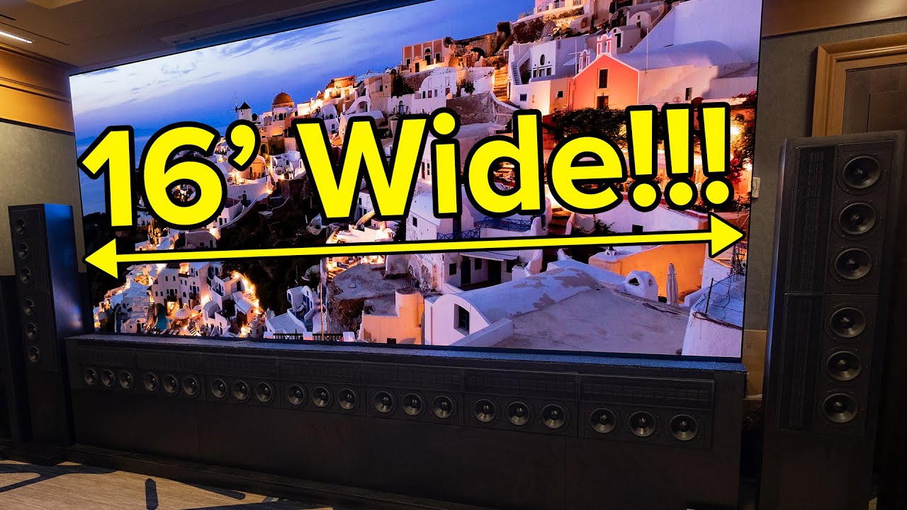 ULTIMATE LED Home Theater | NEW Wisdom Audio Speakers at CEDIA 2022!