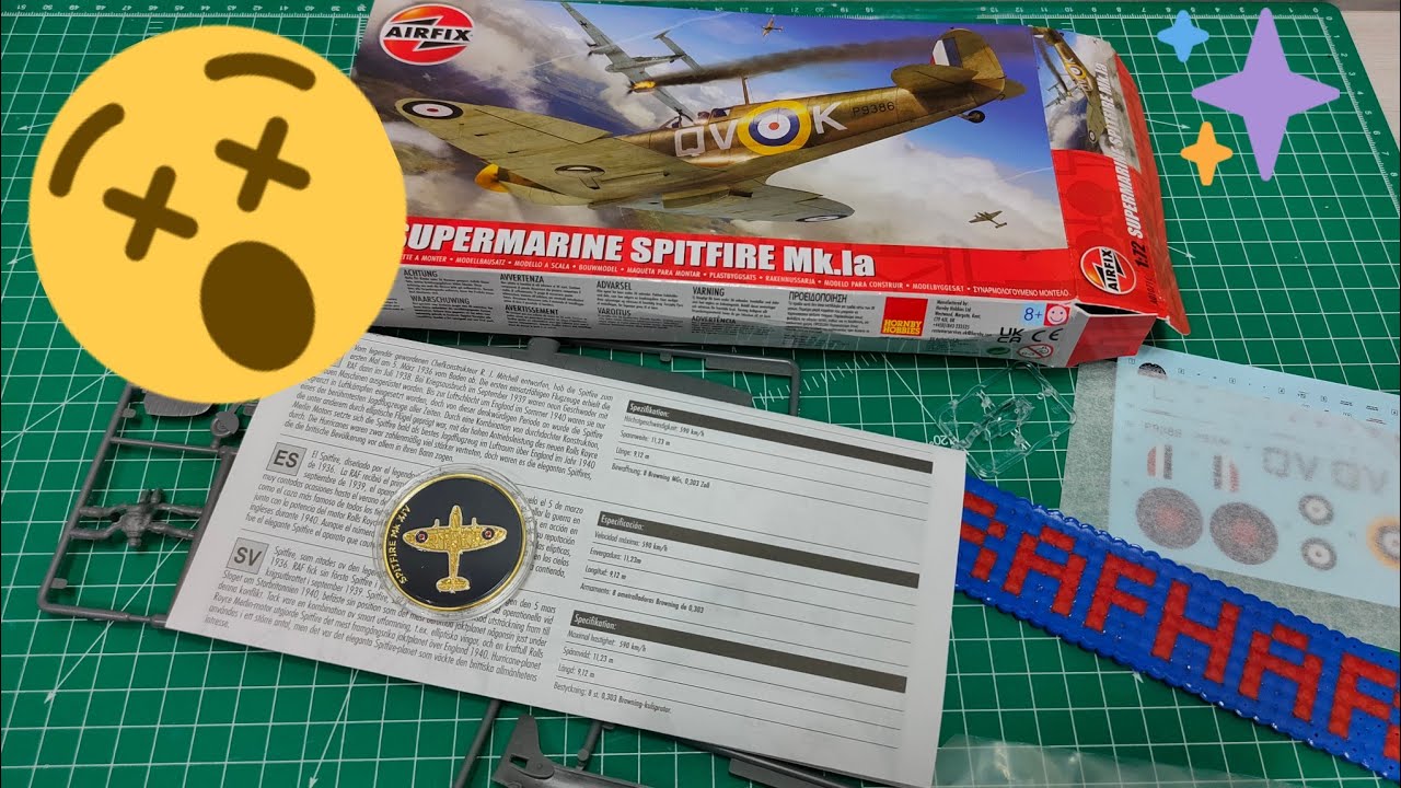 Spitfire mk.Ia 1:72 - Airfix inbox 4k