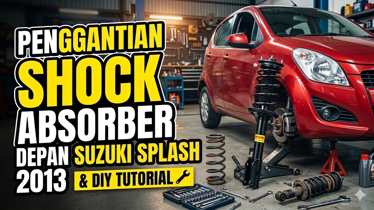 Penggantian Shock Absorber depan Suzuki Splash 2013