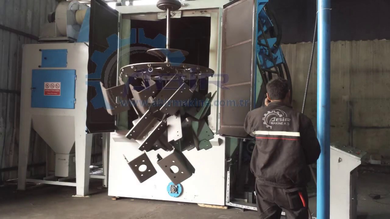 Askılı Kumlama Makinesi - Hook Type Shot Blasting Machine- Abir Makine A.Ş.