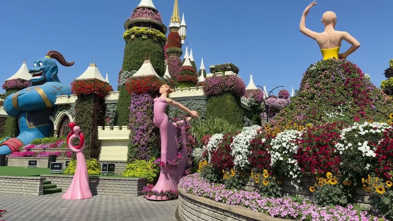 Самый красивый парк цветов в мире? Dubai Miracle Garden, Дубай 🌷