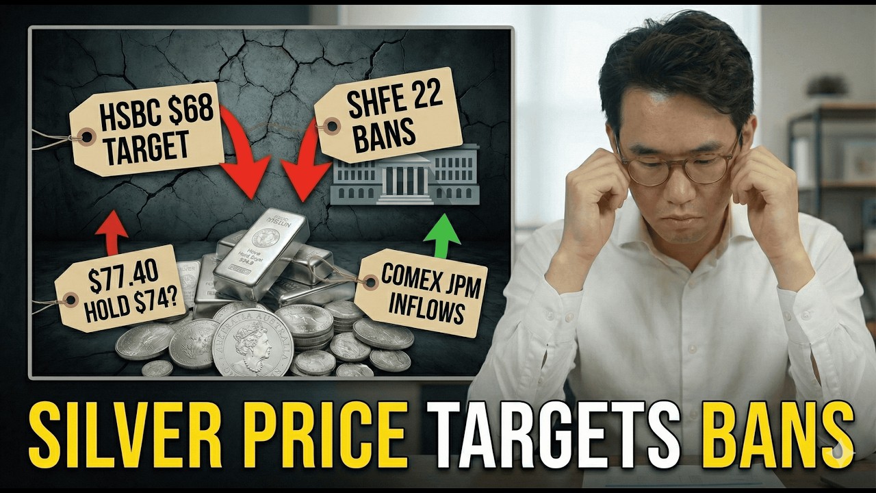 HSBC $68 Target vs SHFE 22 Bans – Comex JPM Inflows, Silver $77.40 Hold $74?