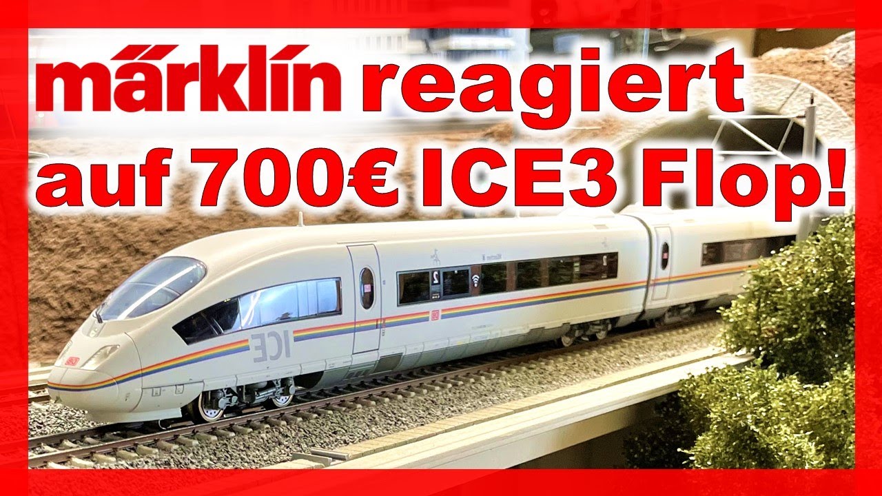 Offizielle Einladung von Märklin? Märklin reagiert auf mein Video zum ICE3 Railbow 700€ Flop!