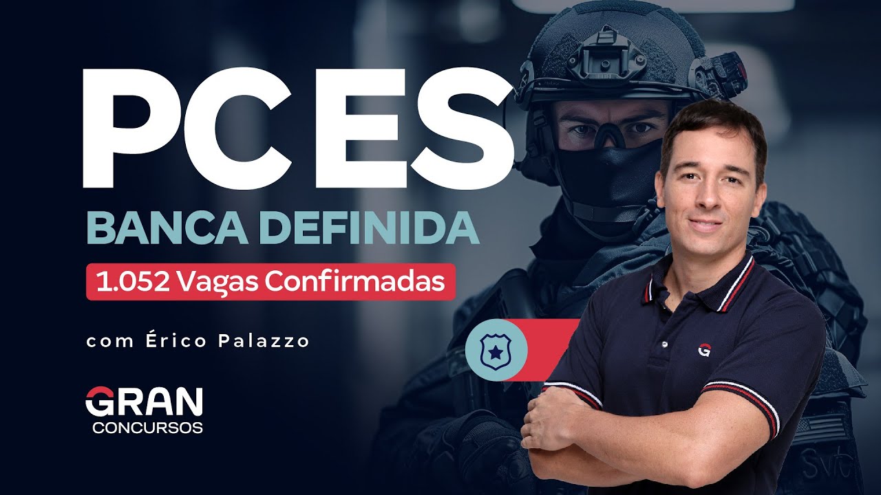 Concurso PC ES: Banca IBADE Definida e 1.052 Vagas Confirmadas!