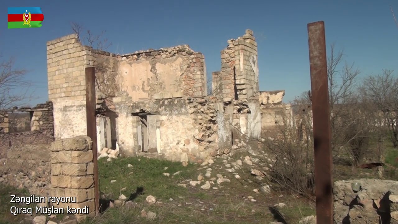 Zəngilan rayonunun Qıraq M&uuml;şlan kəndindən videog&ouml;r&uuml;nt&uuml;lər