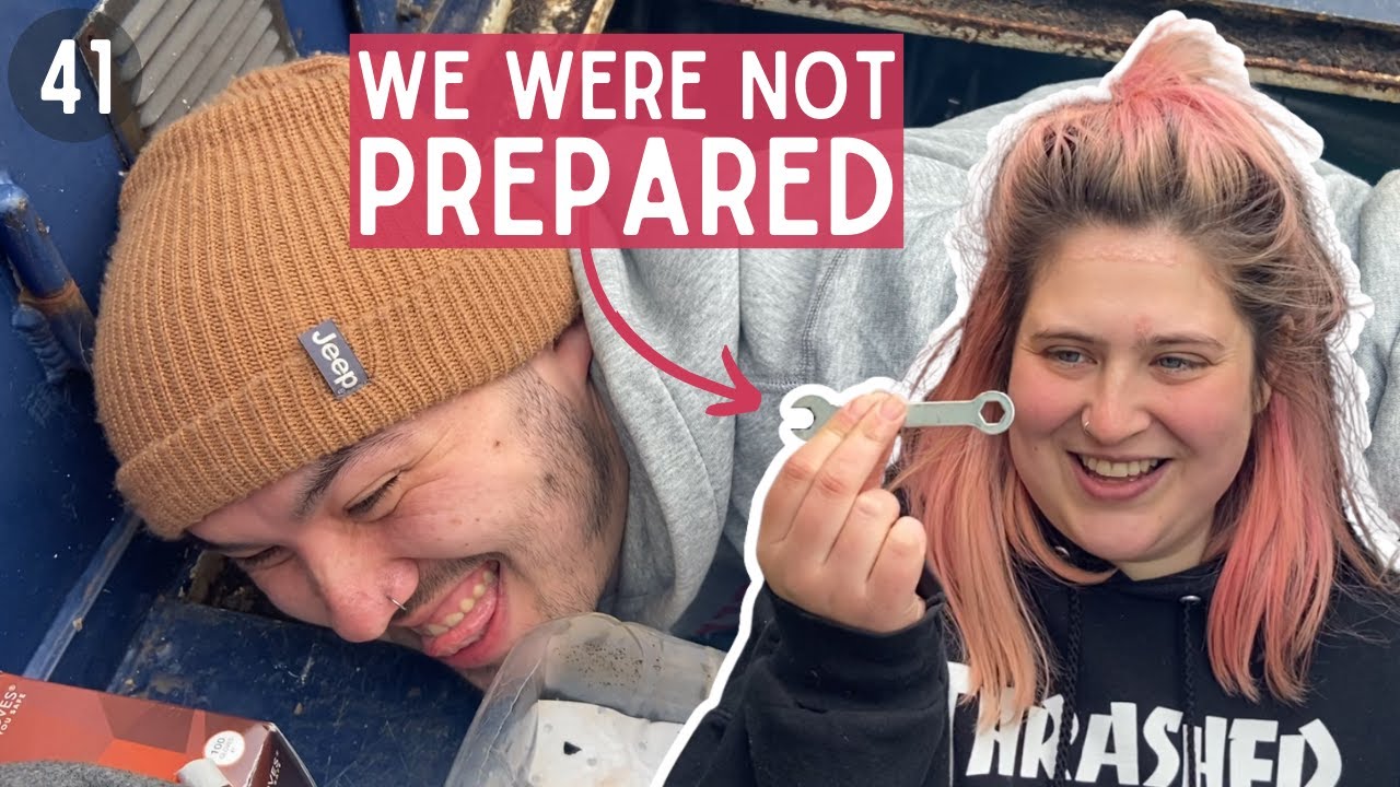 Tackling our first narrowboat ENGINE SERVICE | It WASN'T EASY - 41