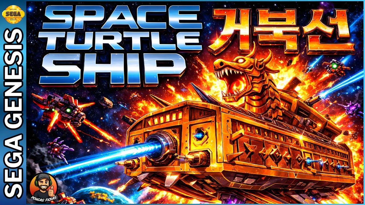 ✅ SPACE TURTLE SHIP | UZU KEOBUKSEON | 우주거북선 ( SEGA GENESIS | MEGA DRIVE | 1992 ) 8K 60 FPS 🔴