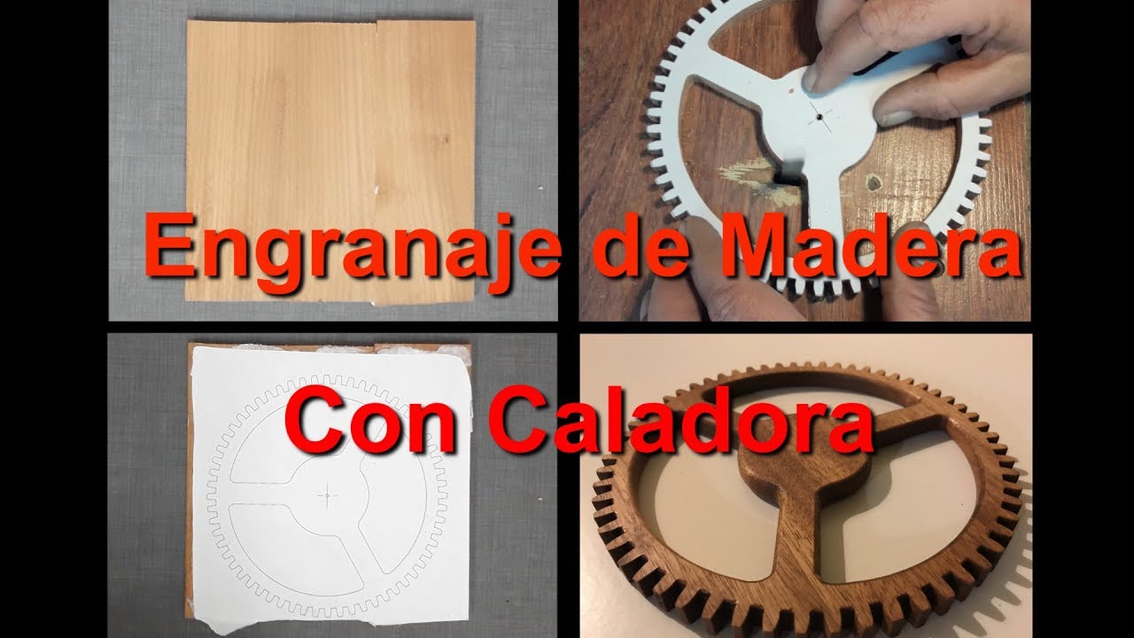 Jos Valdora - Engranaje de Madera con Caladora