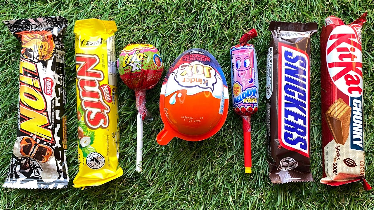 Kinder Surprise Eggs Big Unboxing! Chocolate and Sweets! Satisfying ASMR Video