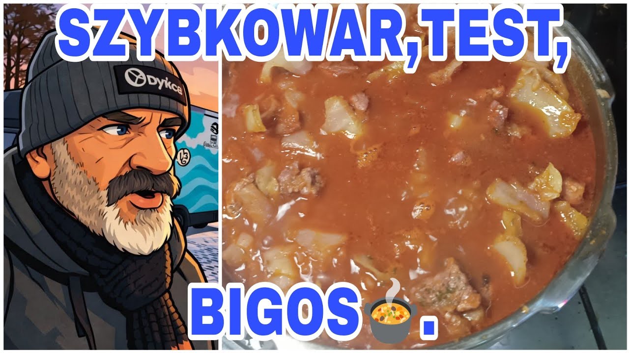 Bałtyk coraz bliżej,pogoda super 🌞, testuję szybkowar,bigos palce lizać.