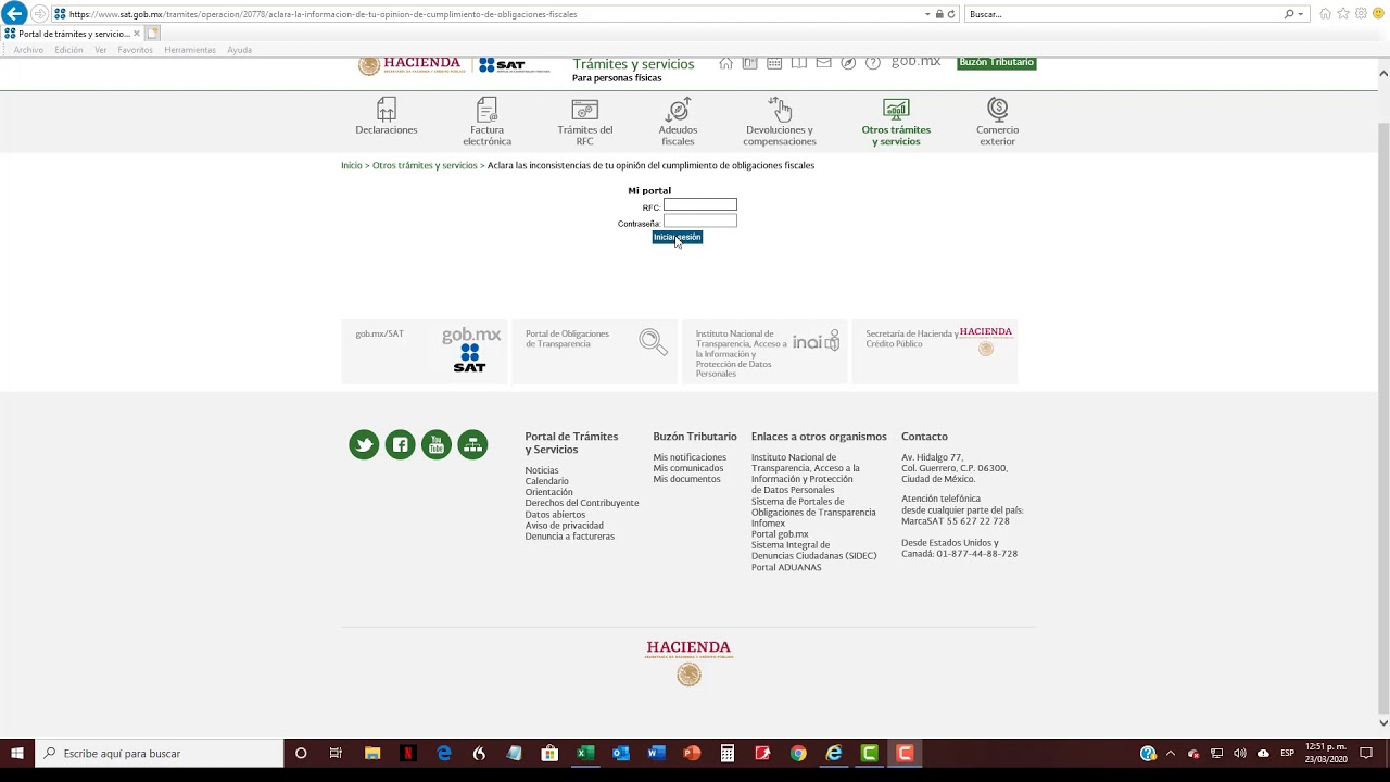 Como ver la Respuesta del SAT a Solicitudes de Mi Portal