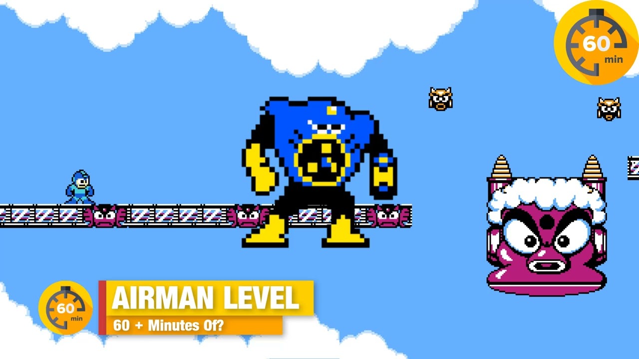AirMan Stage Theme 😍😍😍| Mega Man 2 | @60MinutesOf | #megaman #airman #oldschoolgaming