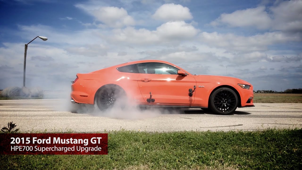 HPE700 Supercharged 2015 Mustang GT Test Drive with John Hennessey