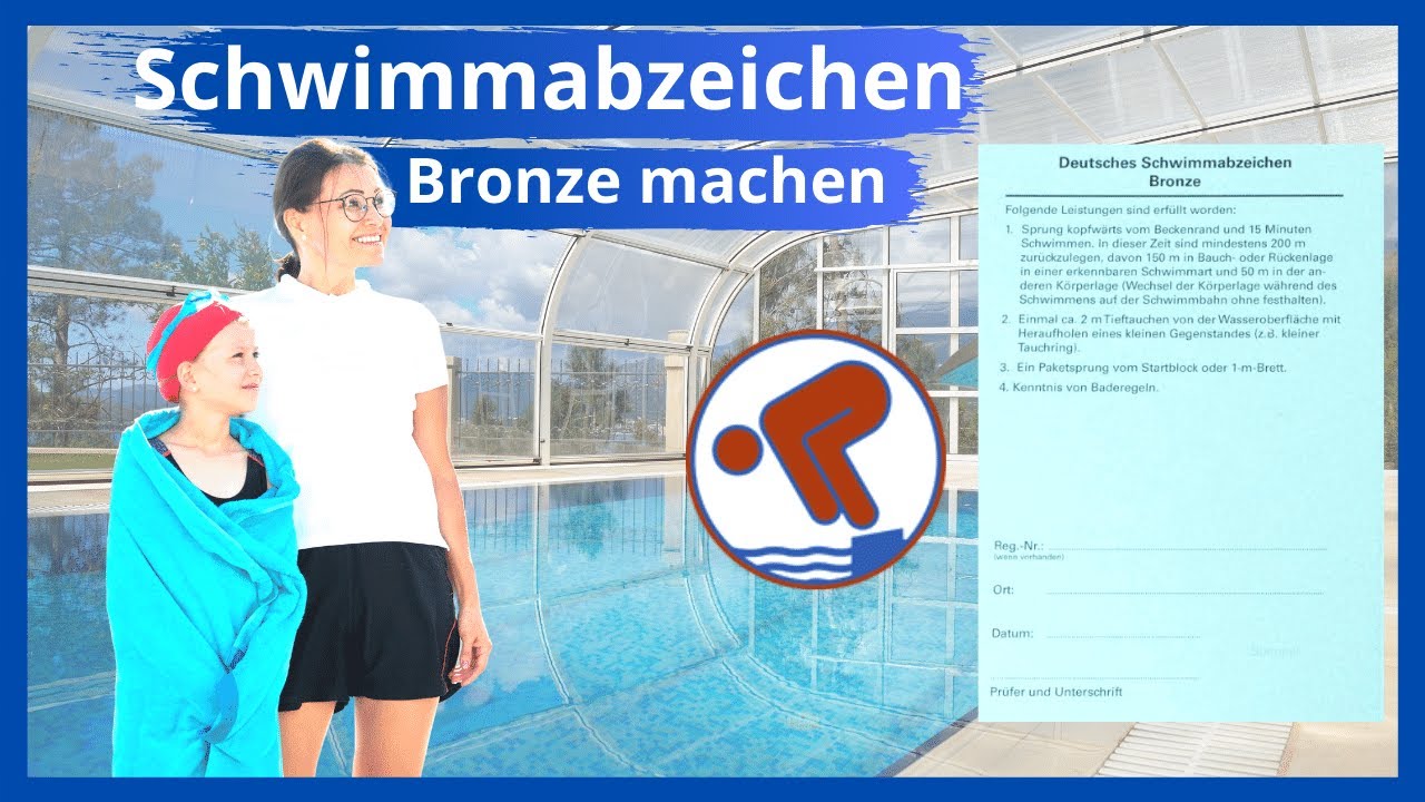 Schwimmabzeichen Bronze / Anforderungen Schwimmabzeichen bronze