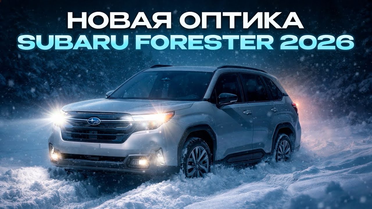 НОЧНОЙ ОБЗОР NEW Subaru Forester 6-го поколения. КАК СВЕТЯТ ФАРЫ СУБАРУ? 