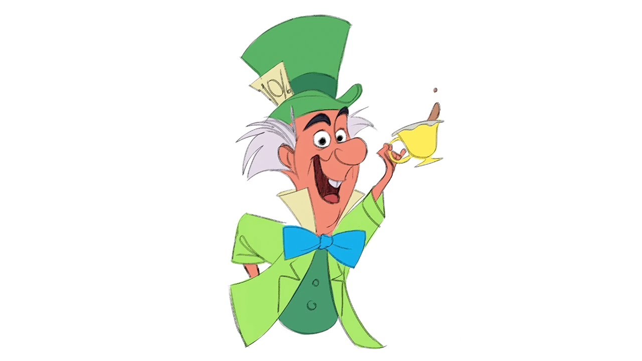 How To Draw the Mad Hatter l #DrawWithDisneyAnimation