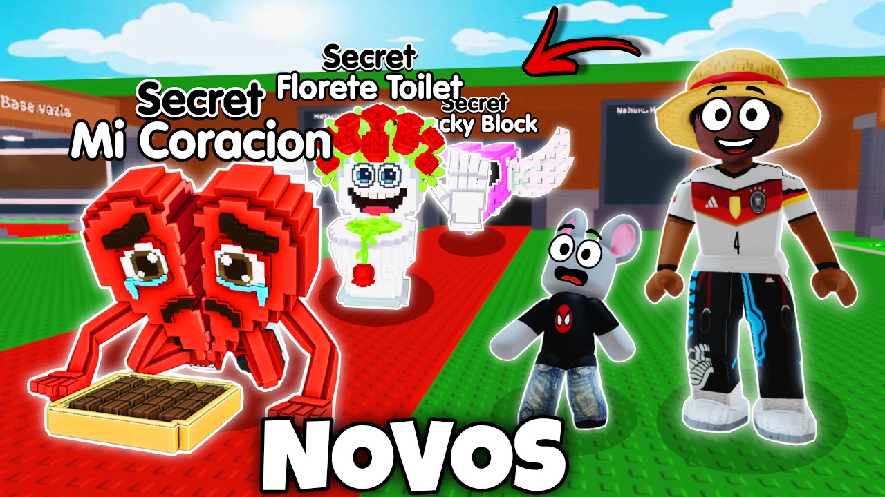 NOVOS BRAINROTS DO DIA DOS NAMORADOS na ATUALIZAÇÃO DO ROUBE UM BRAINROT!