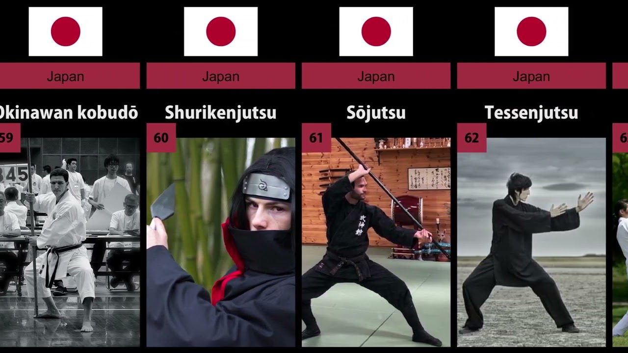 The BIG LIST of Martial Arts From Different Countries