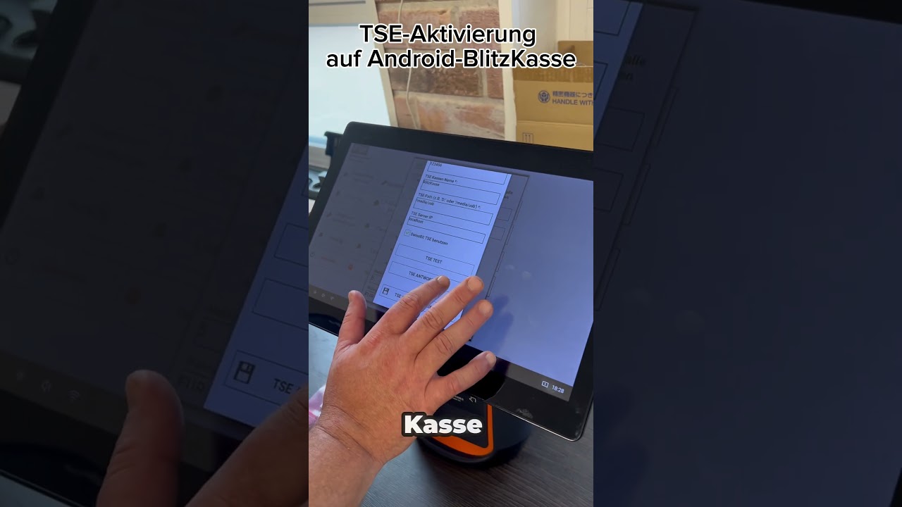 TSE-Aktivierung in BlitzKasse (Android)