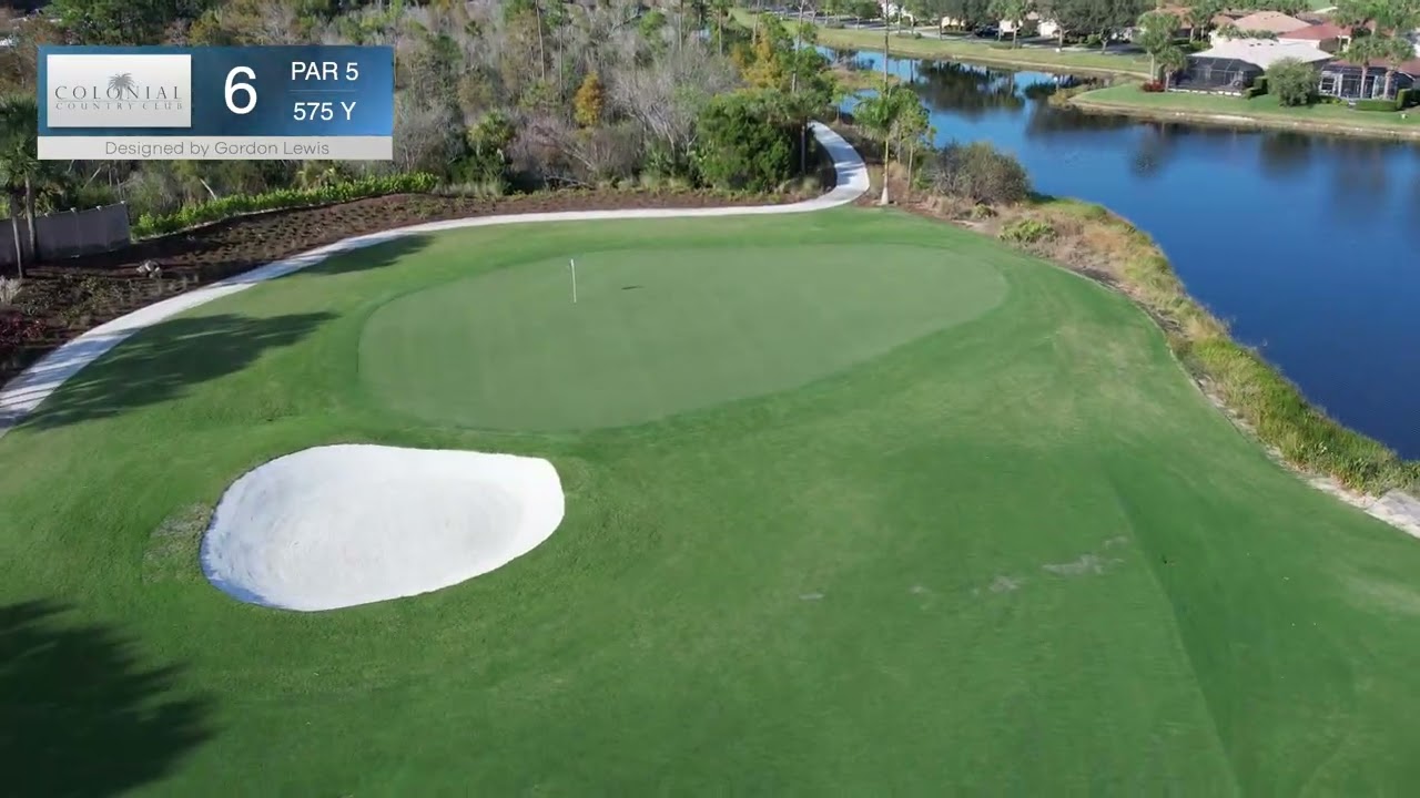 Colonial Country Club Golf Course Aerial Tour