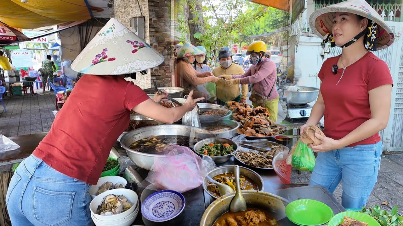 Ghé lại quán cơm chị đẹp dễ thương ngày cuối tuần I Long Xuyên TV 