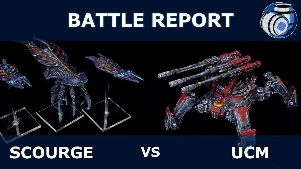 Scourge Vs  UCM Dropzone Commander Battle Report